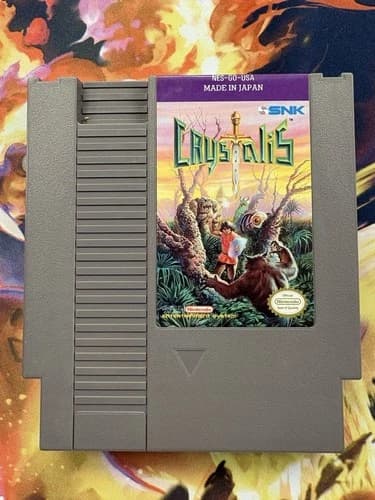 Nintendo NES Crystalis 1990 Tested Working GAMEPLAY PICS