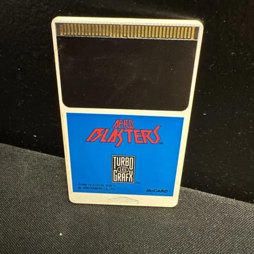 Aero Blasters (TurboGrafx-16, 1990) HuCard Only