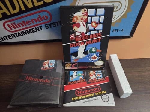 Nes Super Mario Bros Duck Hunt Complete In Box