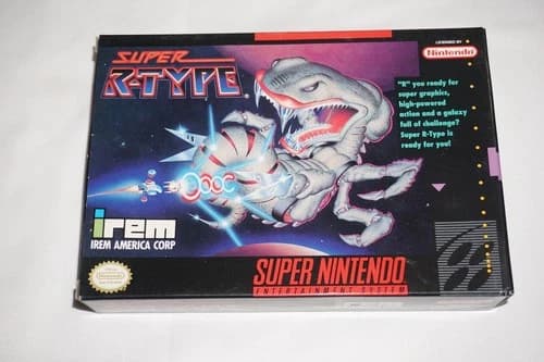 Super R Type (Super Nintendo SNES) Complete in Box CIB
