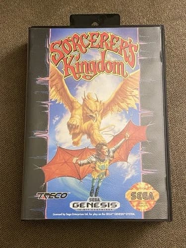 Sorcerer's Kingdom (Sega Genesis, 1992) RPG. Pre-Owned. Tested.
