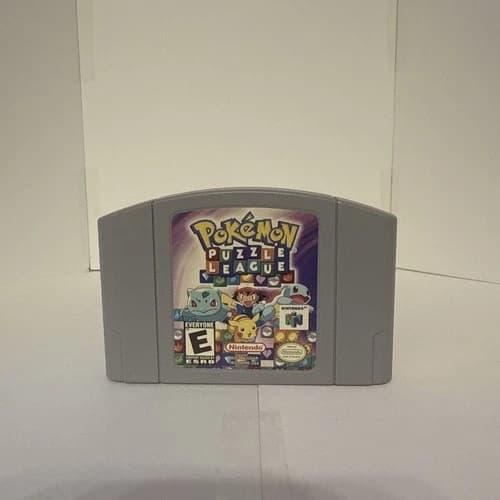 POKEMON PUZZLE LEAGUE Nintendo 64 N64 Tested Works G2U