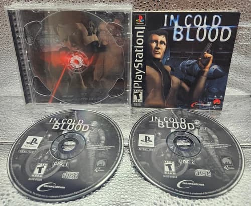 In Cold Blood Sony PlayStation 1 Complete Game, 2001, With Manual - Tested