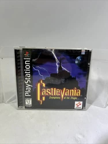 PS1 Konami Castlevania Symphony of the Night PlayStation 1 Factory Label #ML