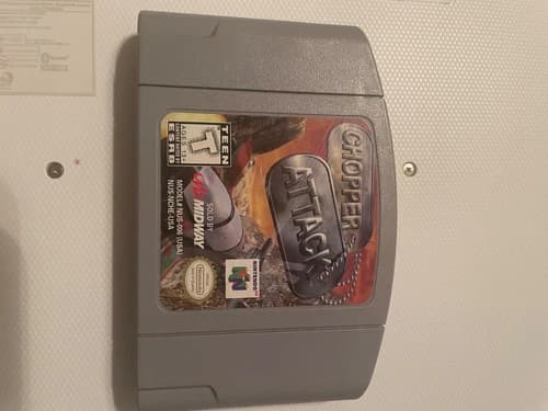Chopper Attack for Nintendo 64 N64 Cart Good Shape