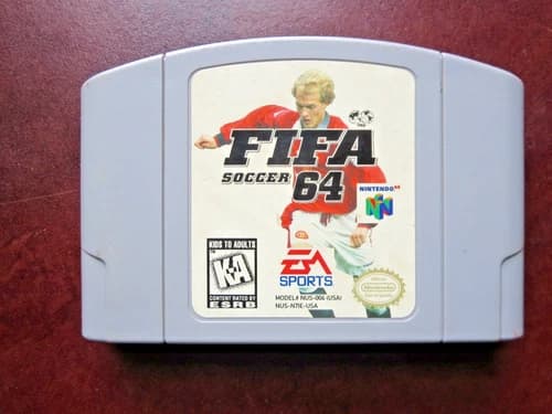 FIFA Soccer 64 (Nintendo 64 N64, 1996) Tested Working condition