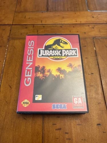 Jurassic Park Sega Genesis Game CIB Complete w/ Manual – Authentic