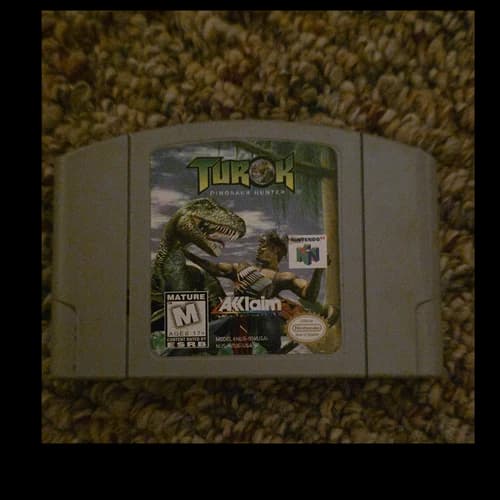 Acclaim Turok: Dinosaur Hunter Nintendo 64 N64 NTSC-U/C M-Mature Shooter