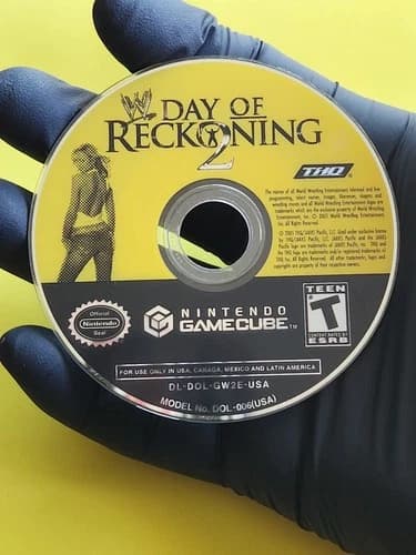 WWE: Day of Reckoning (Nintendo GameCube, 2004) Disc Only