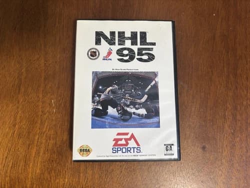 NHL 95 Complete in Box with Registration Card (Sega Genesis, 1994)