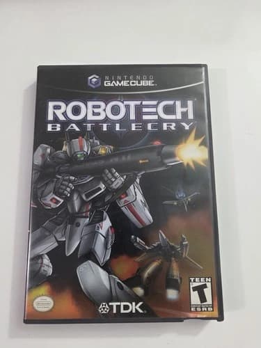 Robotech: Battlecry (Nintendo GameCube, 2002) CIB Black Label Tested Nice