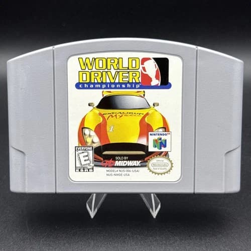 World Driver Championship 1999 N64 - Authentic - Tested!