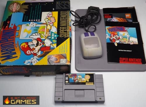 Mario Paint - COMPLETE BOX - SUPER NINTENDO SNES - 527a