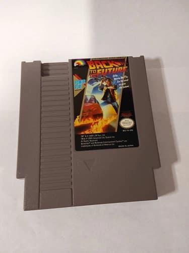 Nintendo Entertainment System Back To The Future 1989 Instructions Included
