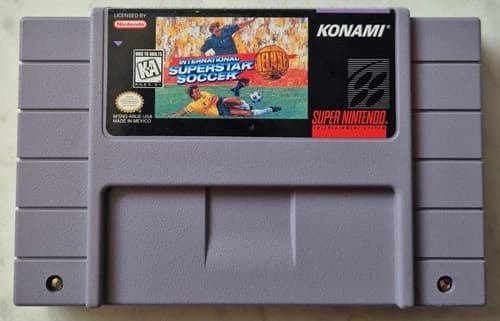 International Superstar Soccer Deluxe Super Nintendo Authentic SNES Game