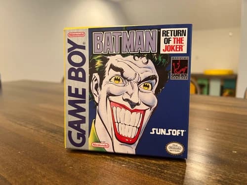 Batman Return of the Joker Nintendo Gameboy Game Boy CIB Boxed USA Game Rare