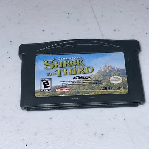 Shrek the Third - Nintendo Game Boy Advance Gameboy GBA Cartridge Only Works