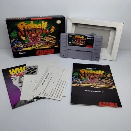 Pinball Fantasies (Super Nintendo SNES) CIB - Tested - Free Shipping