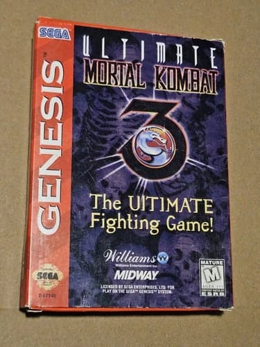 Ultimate Mortal Kombat 3 Sega Genesis 1996