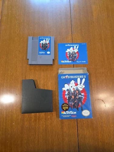Ghostbusters 2 Nintendo NES 1990. Cib. Complete. Works.