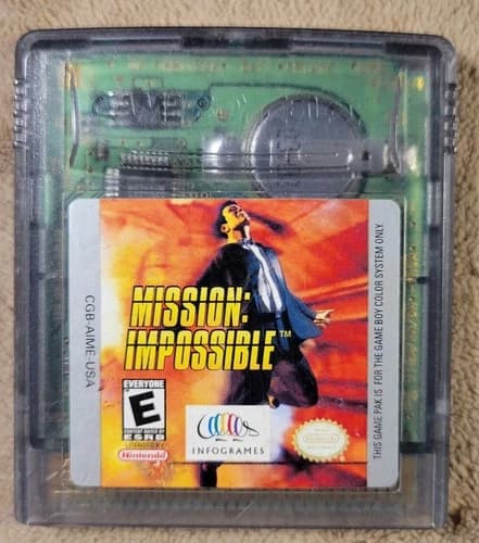 Mission: Impossible (Nintendo Game Boy Color, 2000) Game Cartridge Only Tested