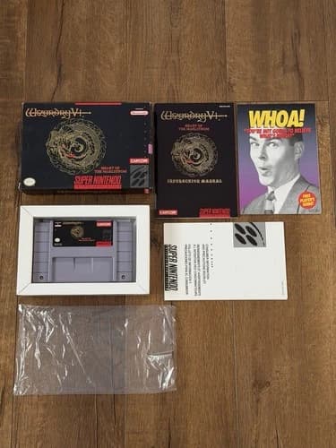 Wizardry V: Heart of the Maelstrom (Super Nintendo SNES, 1991) Boxed! CIB Works