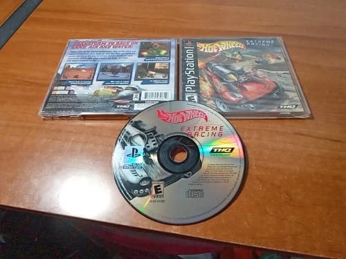 CIB Hot Wheels: Extreme Racing (Sony PlayStation 1 PS1, 2001) Complete *TESTED*