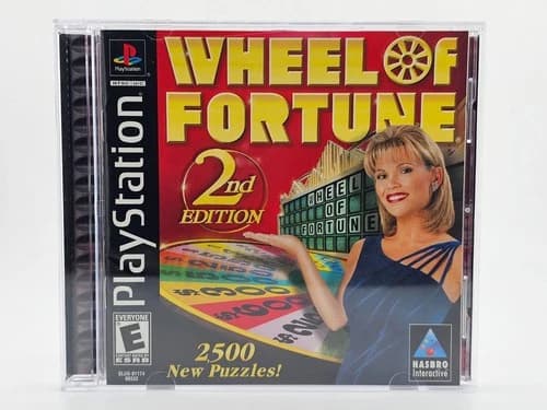 Sony Playstation 1 PS1 Wheel Of Fortune 2nd Edition CIB Cleaned & Tested