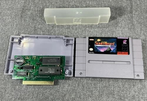 Soul Blazer (Super Nintendo Entertainment System, 1992) SNES Authentic Tested