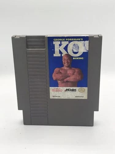 George Foreman’s KO Boxing Nintendo NES Game Cartridge Only 1992 Classic Retro