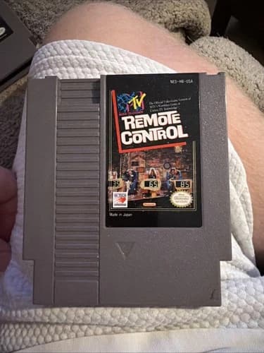 Nintendo NES 1990 MTV Remote Control Game Cartridge Tested & Working