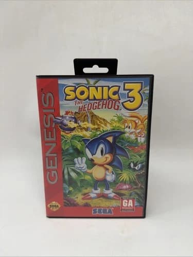 🔥Sonic the Hedgehog 3 (Sega Genesis, 1994) Sega CIB Complete Tested 🔥