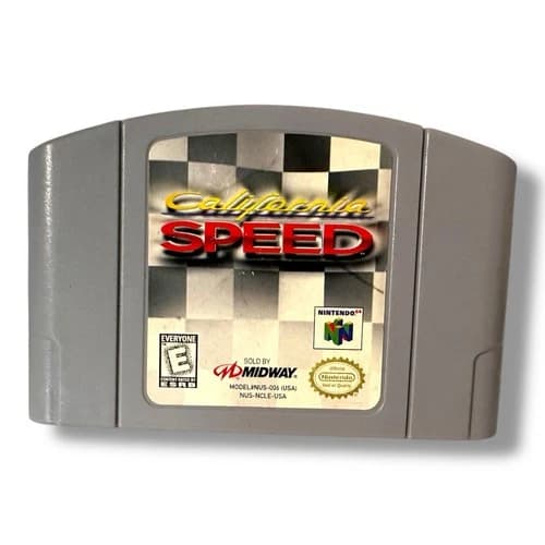 California Speed (Nintendo 64, 1999) N64 Cartridge Only Authentic Tested Works