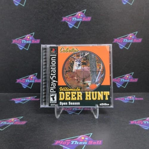 Cabela's Ultimate Deer Hunt PS1 PlayStation 1 Complete - 1 Year Warranty EX Cond