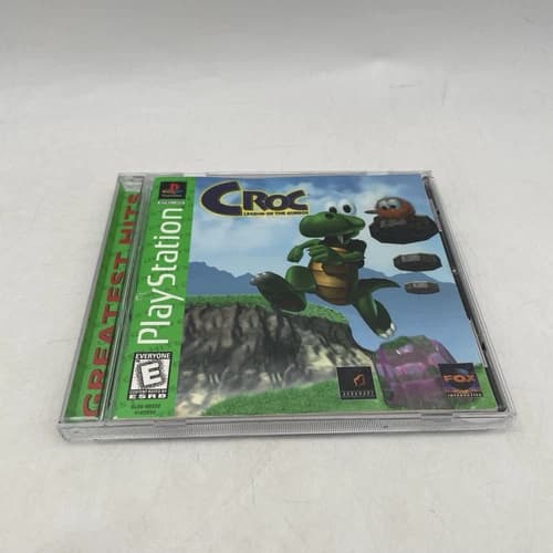 Croc Legend of the Gobbos PS1 PlayStation 1 Complete CIB Greatest Hits