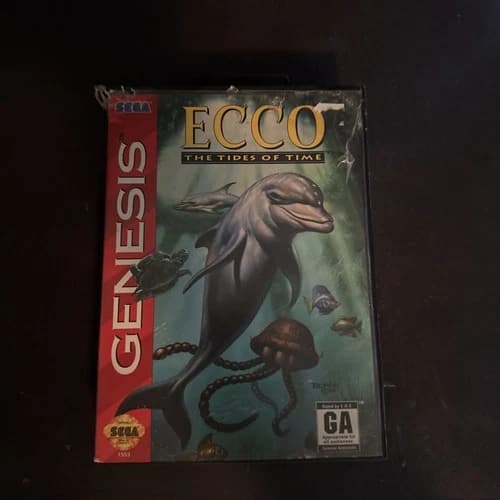 Ecco: The Tides of Time (Sega Genesis, 1994) CIB