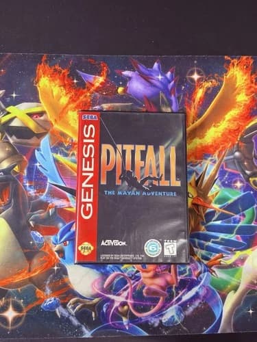 Genesis Pitfall The Mayan Adventure (Sega, 1994) Complete in Box - Free Shipping