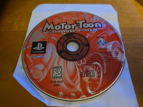 Motor Toon Grand Prix (Sony PlayStation 1, 1996) PS1 disc only scratches