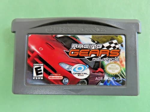 RACING GEARS ADVANCE - GAME BOY ADVANCE VIDEO GAME TESTED WORKS