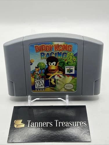Diddy Kong Racing N64 Nintendo 64 1997 Works Authentic Game Tested Check Pics