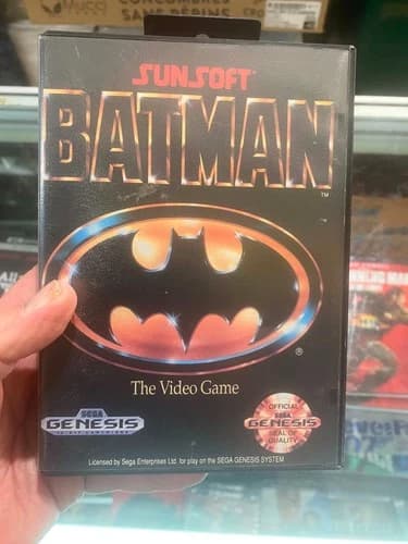 Batman: The Video Game Sega Genesis Original Complete CIB