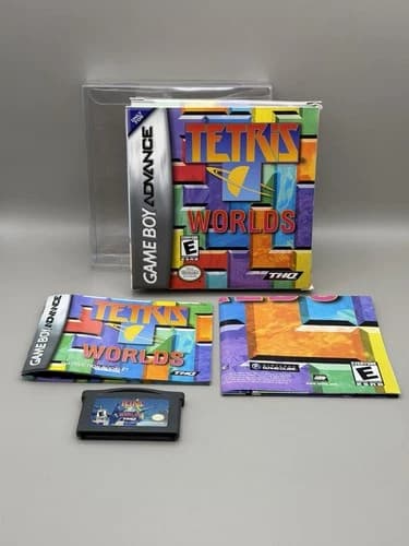 Tetris Worlds (Nintendo Gameboy Advance GBA, 2001) CIB - Complete - Tested