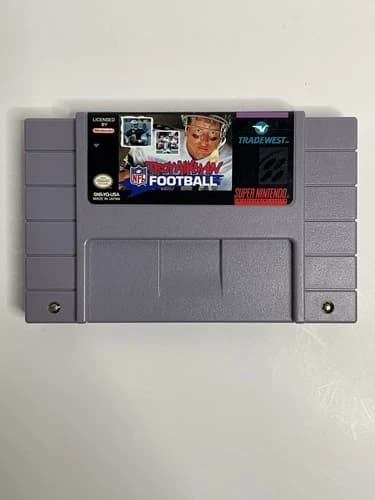 Troy Aikman NFL Football Super Nintendo Entertainment SNES - Tested