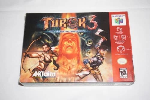 Turok 3: Shadow of Oblivion (Nintendo 64 N64) Complete in Box CIB