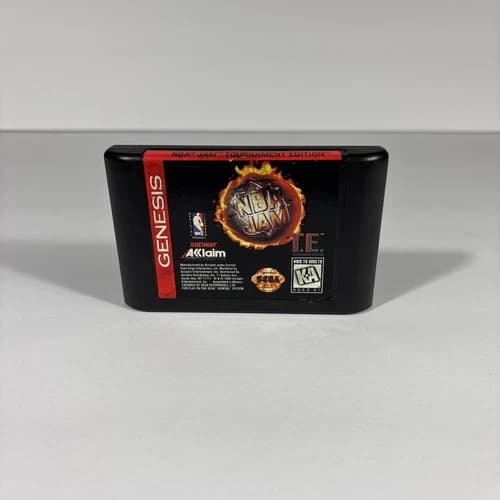 1994 NBA Jam T.E. Tournament Edition Sega Genesis Video Game - Cartridge Only