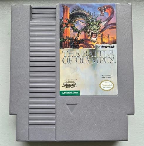 The Battle of Olympus (1989) Nintendo NES