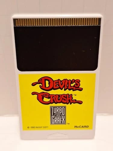 Devil's Crush (Turbografx-16, 1990) Tested Working HU Card Only Read Desc Pics