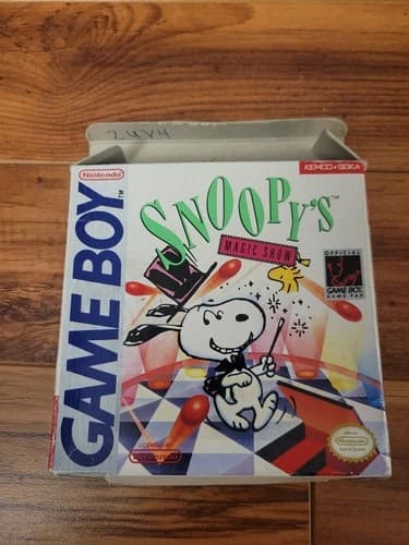 Snoopy's Magic Show Game Boy CIB AUTHENTIC