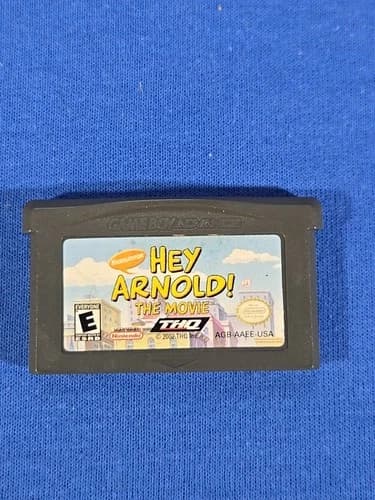 Hey Arnold The Movie (Nintendo Game Boy Advance, 2002) Cartridge TESTED WORKS