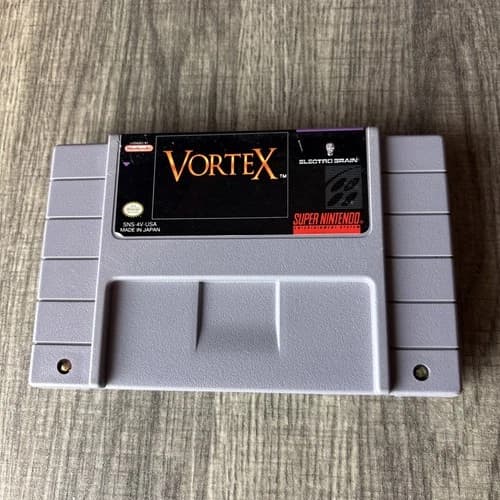 Vortex (Super Nintendo, 1994) Cartridge SNES Tested Working Authentic